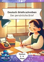 Vorschau - Unterrichtsreihen - ✉️📝 Persönlicher Brief (Aufbau, Analyse & Schreibaufgabe) 💌 - Deckblatt