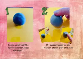 Vorschau - Bildkarten - Weihnachtswichtel aus Modelliermasse - Seite 1