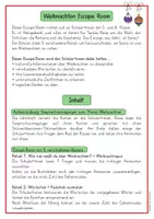 Vorschau - Stationenlernen - Weihnachten Escape Room für den Deutschunterricht - 5. / 6. Klasse - Seite 3
