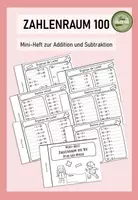 Vorschau - Arbeitsblätter - Mini-Heft im Zahlenraum 100 Plus und Minus - Deckblatt