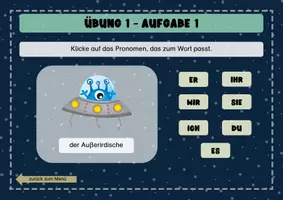 Vorschau - Interaktives Material - Pronomen - interaktive PDF in 3 Schwierigkeitsstufen - Seite 3