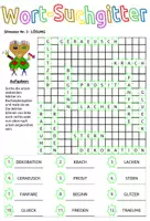 Vorschau - Arbeitsblätter - Wortsuchgitter - Suchsel „Silvester/Neujahr“ Nr. 3 - Seite 3