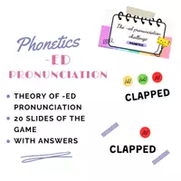 Vista previa - Juegos / Gamificación - Phonetics - The -ed challenge - Portada