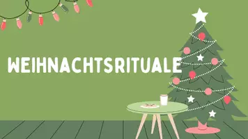 Vorschau - Präsentationen/Tafelbilder - Weihnachtsrituale - Deckblatt