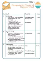 Vorschau - Stundenentwürfe - WiK - Materialpaket Privatbrief (Erarbeitung - Übung - Wdh. - Probearbeit) - Seite 3