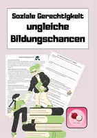 Vorschau - Arbeitsblätter - Soziale Gerechtigkeit - ungleiche Bildungschancen - Deckblatt