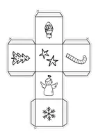 Vorschau - Mal- und Bastelvorlagen - Papier Geschenkboxen für Weihnachten (Druckvorlage) - Seite 2