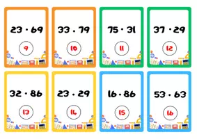 Vorschau - Spiele - Multiplikationskärtchen - Seite 1