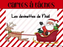 Aperçu - Jeux - Les devinettes de Noël - inférences - Page de couverture