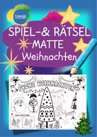 Vorschau - Arbeitsblätter - Ausmalbilder Weihnachten - Spiel- & Rätselmatte "Weihnachten" | Aufgaben für Schnelle | Ich bin fertig Aufgaben | Lückenfüller - Deckblatt