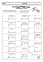 Vorschau - Arbeitsblätter - Rechenspaziergang (Winter, Zahldarstellungen Million) - Seite 1