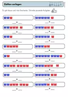 Vorschau - Arbeitsblätter - Zahlen zerlegen: Weihnachten, Mathematik, Zahlenraum bis 10, Addition, Zahldarstellungen - Seite 1