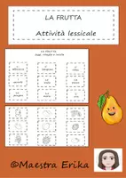 anteprima - Esercizi - "La frutta" Raccolta di materiali - Pagina 1