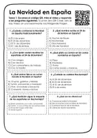 Vorschau - Arbeitsblätter - La Navidad en España (Quiz). Fragen zu einem Youtube-Video - Seite 1