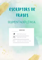 Vista previa - Hojas de trabajo - SEGMENTACIÓ LÈXICA (CAT) - Portada
