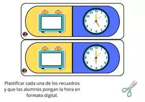 Vista previa - Juegos / Gamificación - Matemáticas: Las horas - página 1