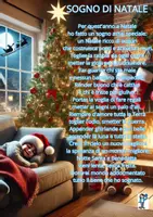 anteprima - Testo - Poesia SOGNO DI NATALE - Pagina di copertina
