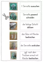Vorschau - Mal- und Bastelvorlagen - Windlichter Serviettentechnik: Anleitung - Seite 2