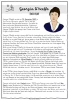 Vorschau - Text - Georgia O'Keeffe: Infotext & Steckbrief - Seite 1