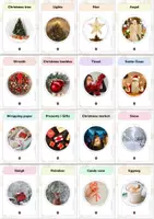 Aperçu - Jeux - Jeu de mémoire : Vocabulaire de Noël en anglais (31 cartes) - Page 1
