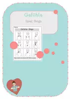 Vorschau - Spiele - Gefühle · Bingospiel · Gebärdensprache · DGS - Deckblatt