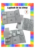 Vista previa - Juegos / Gamificación - Lapbook climas del mundo - Portada