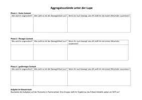 Vorschau - Arbeitsblätter - Teilchenmodell Aggregatzustände Sportplatzspiel - Seite 2