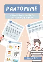 Vorschau - Arbeitsblätter - Spielerisches Arbeiten (Klasse 1-3): Pantomime - Deckblatt