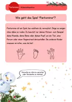 Vorschau - Arbeitsblätter - Spielerisches Lernen (Klasse 1-4): Pantomime - Weihnachtsedition - Seite 1