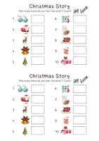 Vorschau - Arbeitsblätter - Christmas- Listen and Count - Seite 2