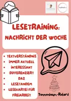 Vorschau - Arbeitsblätter - Nachricht der Woche - KW49 2024: Tannenbaum-Rekord - Deckblatt