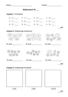 Vorschau - Klassenarbeiten - Mathe-Klassenarbeit (3. Klasse, Rechnen mit Geld, Sicherung des Einmaleins) - Seite 1