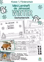 Vorschau - Stundenentwürfe - Paket Winter Vorschule, Förderunterricht, Klasse 1 - Seite 1