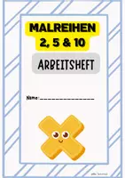 Vorschau - Arbeitsblätter - Arbeitsheft Malreihen 2, 5, 10 - Seite 1