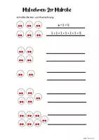 Vorschau - Arbeitsblätter - Arbeitsheft Malreihen 2, 5, 10 - Seite 2