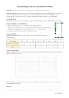 Vorschau - Arbeitsblätter - Versuch - Bestimmung der GEWICHTSKRAFT (F=m*a) - Seite 1