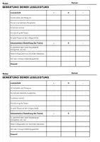 Vorschau - Anderer Materialtyp - Bewertungsraster für Lesevortrag - Seite 1