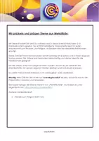 Vorschau - Präsentationen/Tafelbilder - Präsentation-AT prickeln/prägen (Sterne aus Metallfolie) - Deckblatt