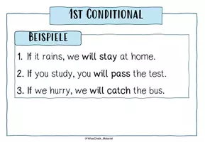 Vorschau - Arbeitsblätter - 1ST CONDITIONAL: Merkblatt, Folien, Übungen - Seite 2