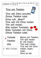 Vorschau - Arbeitsblätter - Leseblatt 10 OIAMLEUSWRFNT Lesen lernen Rechtschreibung - Seite 2