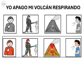 Vista previa - Hojas de trabajo - Pasos para apagar tu volcán, regulación emocional - Portada