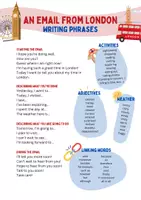 Vorschau - Merkblätter - An Email from London - Writing Phrases - Seite 1