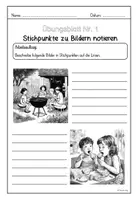 Vorschau - Arbeitsblätter - Übungsheft Bildergeschichte – Aufsatztraining Deutsch Grundschule (Klasse 3/4) - Seite 3