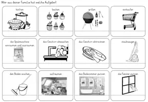 Vorschau - Arbeitsblätter - Aufgaben in der Familie - Seite 1