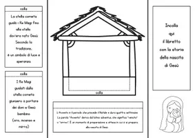 anteprima - Altro tipo di materiale - Lapbook "La nascita di Gesù" - Pagina 1