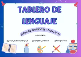 Vista previa - Juegos / Gamificación - Juego de lenguaje: serpientes y escaleras - página 1