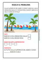 anteprima - Esercizi - 10 PROBLEMI IMPOSTATI con addizione e sottrazione - Pagina 3