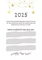 Vorschau - Arbeitsblätter - Vorsätze für das Jahr 2025 - Neujahrsvorsätze - Seite 2