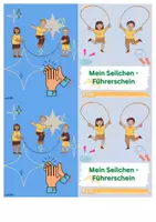 Vorschau - Unterrichtsreihen - Seilchen-Führerschein - ab 1.Klasse *NEU - Deckblatt