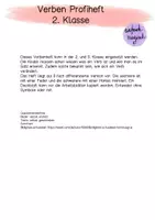 Vorschau - Arbeitsblätter - Verben Profiheft 2./3. Klasse 2-fach differenziert - Seite 1
